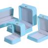 Buy cheap Jewelry Package in Cyan with Crown Design Hanhong Custom Logo Luxury PU Leather Suit Box from wholesalers
