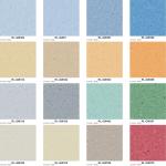 Anti Slip Relle Flooring Bacterial Protection Homogeneous Vinyl Floor For