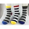 Buy cheap Color Stripes Nylon Recycled Cotton Socks For Unisex Adults Custom Made Size from wholesalers