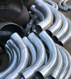 Sch 40 Butt Weld Bend , 45 90 180 Degree Pipe Bend Long Radius