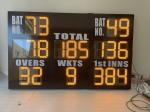 LED Cricket Scoreboard With 8mm Acrylic Board Front Face