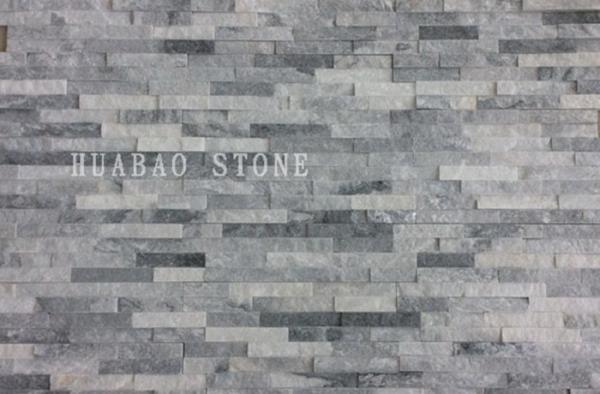 Buy cheap White Quartzite Cultured Stone Panels Custom For Indoor Outdoor Garden Wall from wholesalers