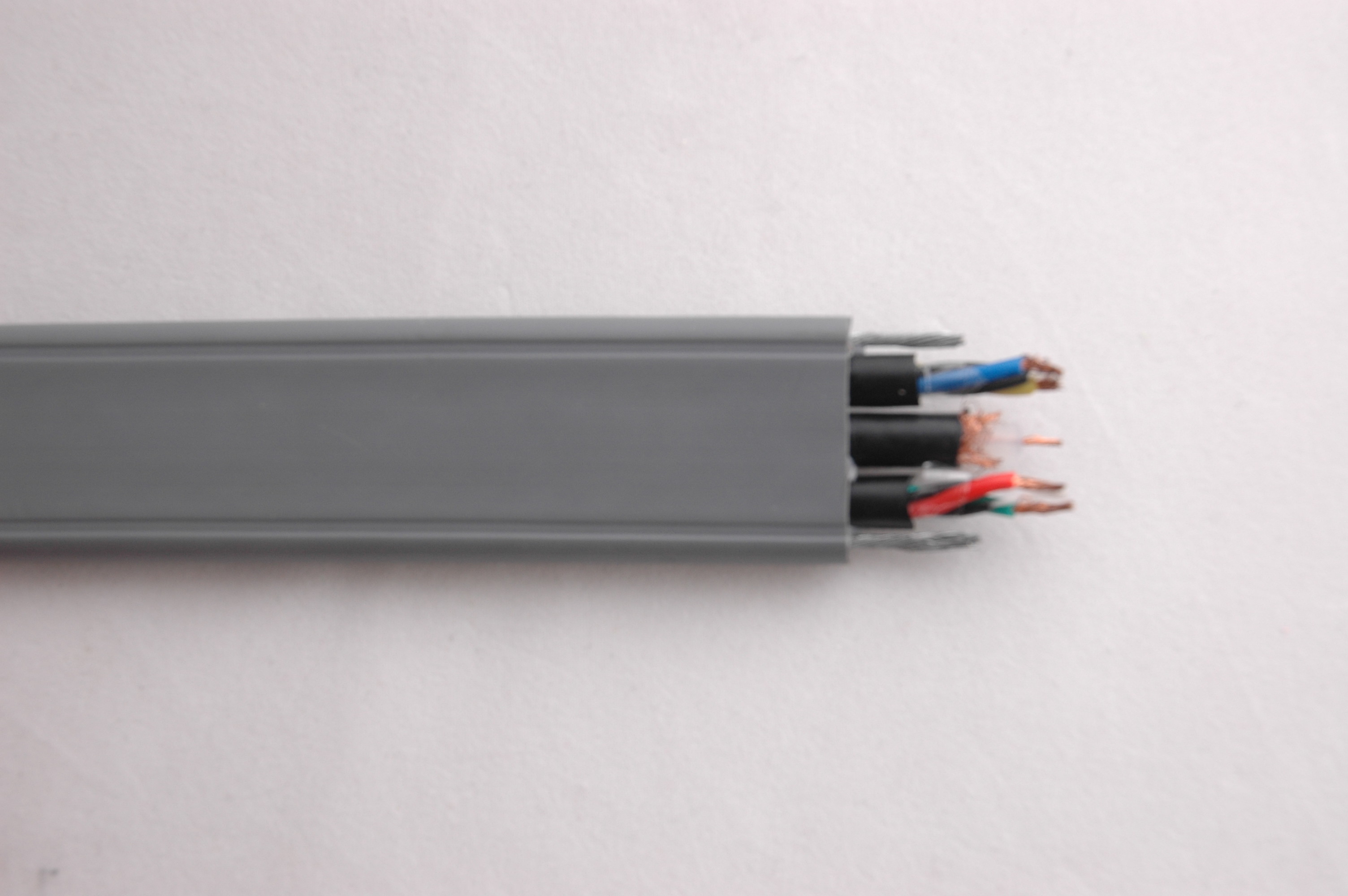 Flat Elevator Cable with Coaxial Cable, Traveling Cable for Elevator