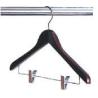 Buy cheap Aubergine Wooden Non Slip Skirt Hangers For Hotel Guestroom Laundry from wholesalers