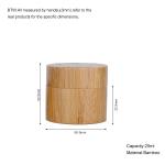 25ml Bamboo Empty Cream Jar High Durability