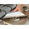 Buy cheap PTFE Coated Fiberglass Fabric 4PCS Silver 10.6” x 10.6” Gas Range Protectors Stovetop Burner Liners from wholesalers