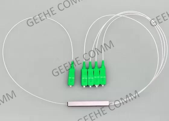 Buy cheap 1×4 Steel Tube 850nm 1550nm Single Mode Fiber Splitter from wholesalers