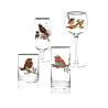Buy cheap Clear Crystal Wine Glass Bird Drawing Collection Glass Gift Selling Lovers Family from wholesalers