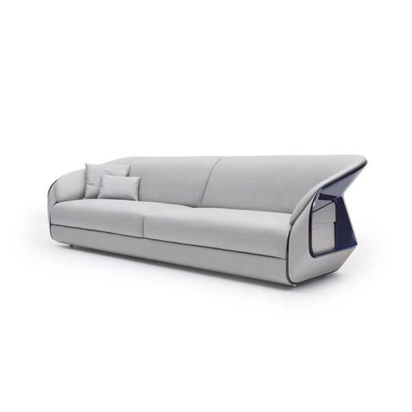 Buy cheap Faux Matte Leather Living Room Sectional Sofas Unfolded Upholstered Sectional from wholesalers
