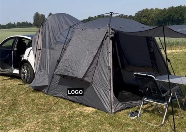 Buy cheap 330*240*210CM Lightweight Automatic Grey Waterproof PU2000MM Coated Polyester 210D 4-Person Tesla Camping Tent from wholesalers