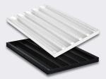 Customized Silver Aluminum Alloy French Bread Baking Tray Mold With Non-Stick
