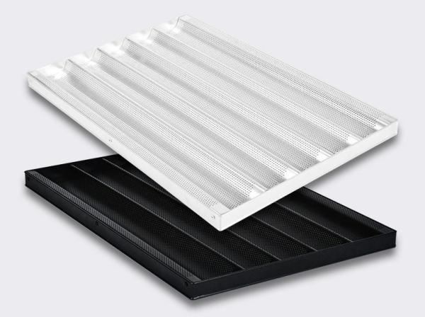 Buy cheap Customized Silver Aluminum Alloy French Bread Baking Tray Mold With Non-Stick Coating from wholesalers