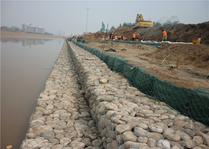Hexagonal Cage Gabion Wire Mesh 2m Width Stainless Steel Gabion Baskets