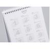 Buy cheap Artistic Kraft Paper Office Desk Calendar Eco Friendly Material For New Year Gift from wholesalers