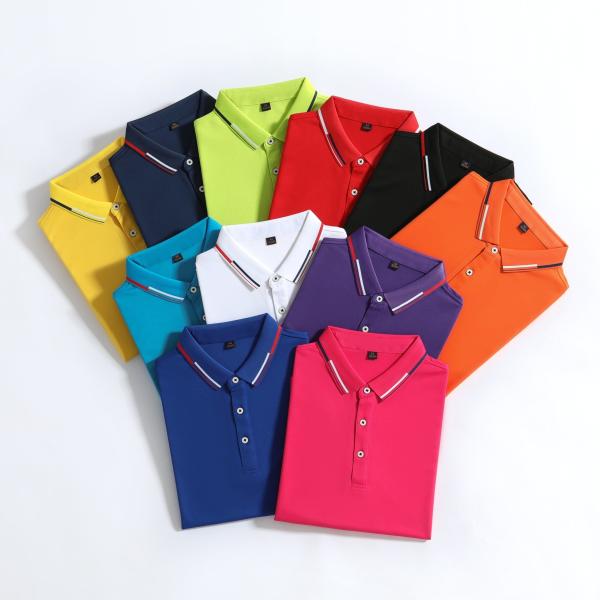 Buy cheap Cotton Polo Tshirt Custom Logo Men′s Polo T-Shirts from wholesalers