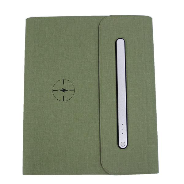 Buy cheap A5 Pu Leather Smart Business Wireless Charging Notebook Custom Print from wholesalers