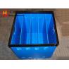 Buy cheap Blue Shock Resistant Corrugated Plastic Box With Dividers 3mm Thickness from wholesalers