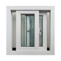 Buy cheap Double Pane Sliding Glass PVC windows UPVC Vinyl Sliding Window product