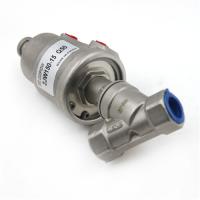 Buy cheap Double Acting Angle Seat Valve DN15 1/2 inch Pneumatic Water Steam Control product