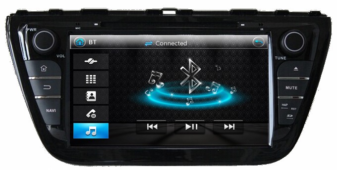 Ouchuangbo Car DVD GPS Stereo Player Suzuki SX4 S Cross 2014 USB iPod HD Video RDS OCB-8073A