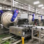 Vertical Continuous Crateless Canning Sterilization Retort System Automated