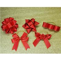 Buy cheap 3Inch Personalized Tie satin ribbon bow , Floral , Elastic , twist tie gift bow product