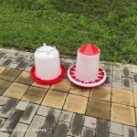 Freestanding Modern Cylinder Automatic Poultry Feeder