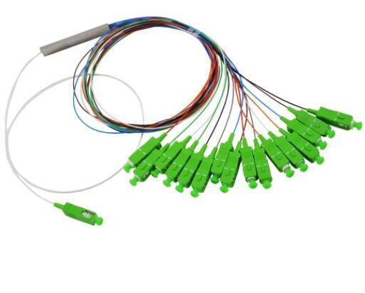 Buy cheap 1*2 4 8 16 32 64 SM 0.9mm SC APC Connector Fiber Optic PLC Splitter from wholesalers