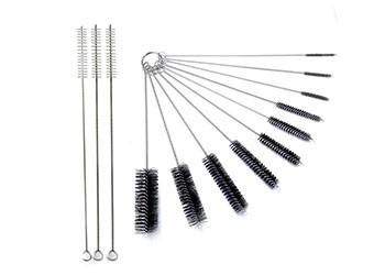 Buy cheap Stainless Steel Reusable Tube Cleaning Brush Blue / Black / Red Color from wholesalers