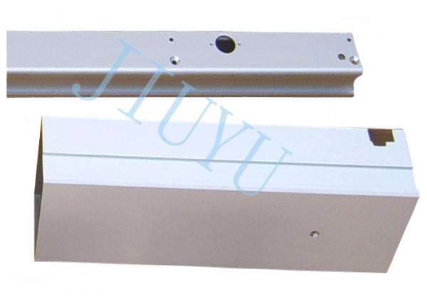 Oxidation Aluminium Extrusion metal stamping Square Pipe Silver Colour 290g