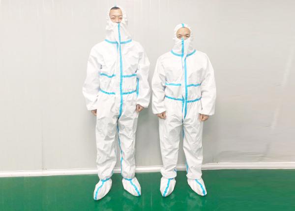 Quality Light Weight Disposable Isolation Gowns Universal With Wrist Cuff for sale