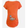 Buy cheap Cotton Spandex Womens Maternity Clothes Blank Maternity T Shirts V Neck from wholesalers