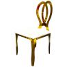 Buy cheap Stainless Steel Gold Butterfly Chair For Wedding Venue from wholesalers