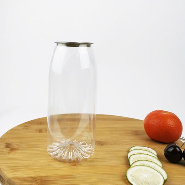 Buy cheap 650ml Clear PLA Water Bottles With Snap Lids Essential Oils Beverages from wholesalers