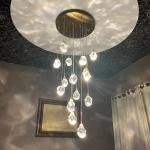 Modern diamond crystal pendant lights living dining room bedroom kitchen indoor