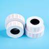 Buy cheap Red Line Price Tag Sticker Roll White Price Gun Paper Roll from wholesalers