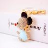 Buy cheap Metal Year Of The Rat Keychain 6cmx3.6cm Size Rhinestone Material from wholesalers