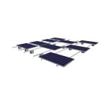 Sloped Solar Panel Roof Mounting Systems Anti - Corrosion 130mph Wind Load
