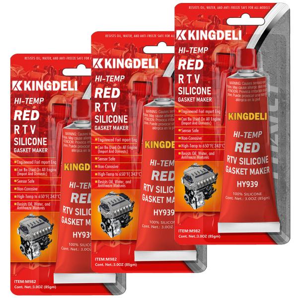 Buy cheap Red RTV Gasket Maker Silicone Sealant High Temperature Resistant 85g from wholesalers