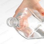 Rubber Stopper 100ml 250ml 500ml 750ml Plain Classic Transparent Glass Liquor