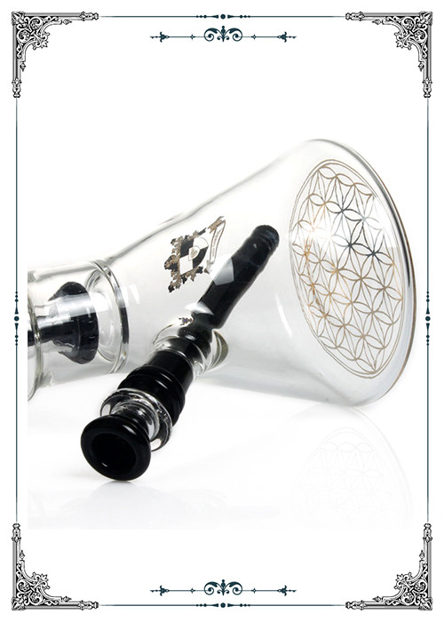 PHOENIX STAR 19" Showerhead Perc Freezable Coil Beaker Glass Bong