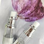 Spray Actuator or Lotion Actuator Aluminum Cap Shoulder Base Airless Bottle