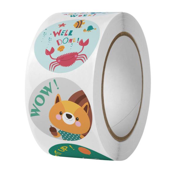 Buy cheap Children Award Custom Sticker Labels 25mm For Kindergarten Teacher Use from wholesalers