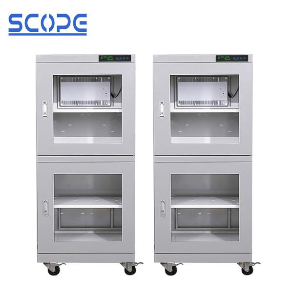 Quality 4 Casters Ultra Low Humidity Dry Cabinet / Electronic Humidity Control Cabinet For Camera for sale