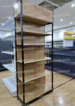 900mm 60kg Wooden Grocery Shelf Rack Gondola For Supermarket 225CM