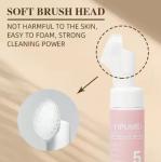 Private Label 5 in 1 Gentle Foaming Facial Cleanser Mousse Exfoliating Oil