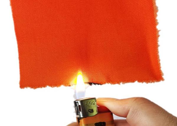 Buy cheap Satin Cotton Fire Retardant Fabric 320GSM 50 Times Washable Environmental Dyeing from wholesalers