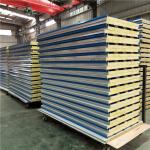 60kg rock wool corrugated roof sandwich panel for fast cosntruction buildings