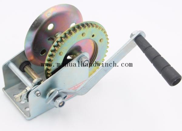 Buy cheap Mini Steel Marine Manual Cable Winch / Hand Crank Winch For Boat Trailer from wholesalers