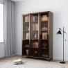 Buy cheap Library Antique Office Bookcase Melamine Wood Furniture Book Shelves With Study Table from wholesalers